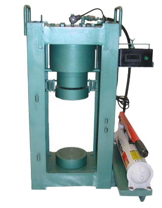 Prensa de 120T con manómetro NOSHOK digital, bomba manual